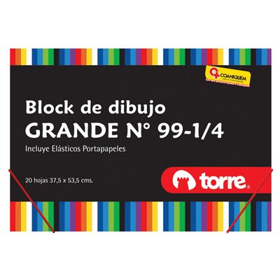 BLOCK DIBUJO 99 1/4 GRANDE TORRE