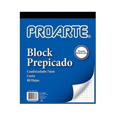 BLOCK PREPICADO CARTA LINEA PROARTE