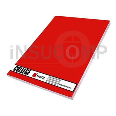 CUADERNO COLLEGE ISOFIT C/VERTICAL LISO
